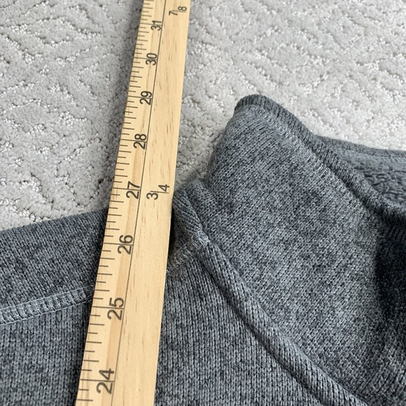 The North Face Gordon Lyons 1/4 Zip Fleece Pullover Mens Large Gray NF0A3YR8 - Picture 5 of 6